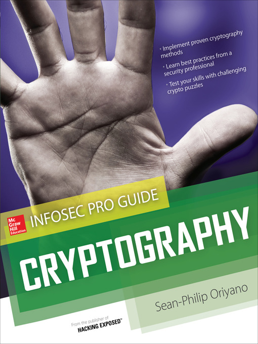 Title details for Cryptography InfoSec Pro Guide by Sean-Philip Oriyano - Wait list